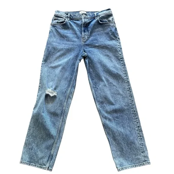 Rails Topanga High Rise Straight Button Fly Jeans Size 30 - Picture 2 of 14